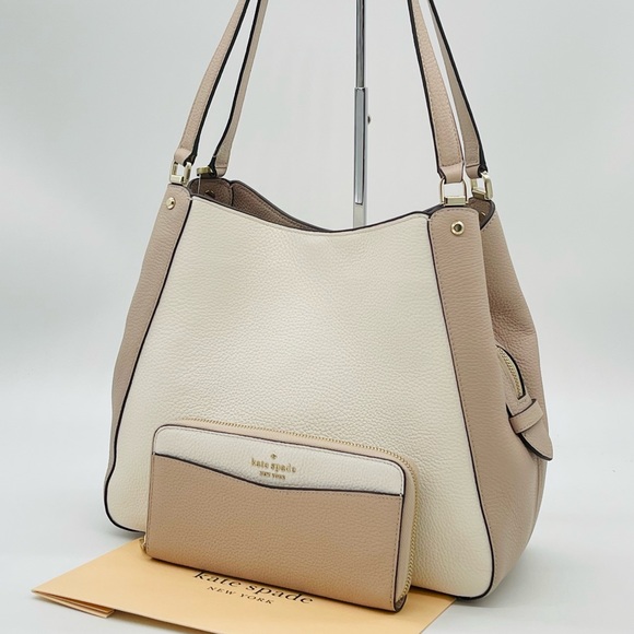 kate spade Handbags - Kate Spade Medium Leila Triple Compartment Shoulder Bag & Continental Wa…